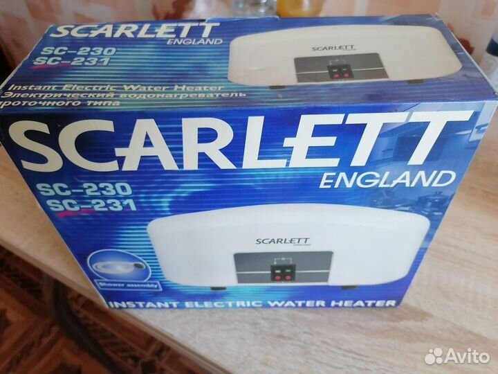 Водонагреватель проточный Scarlett SC-231