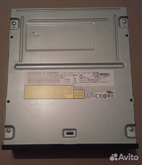 Пишущий привод DVD-RW Sony Optiarc AD-7280