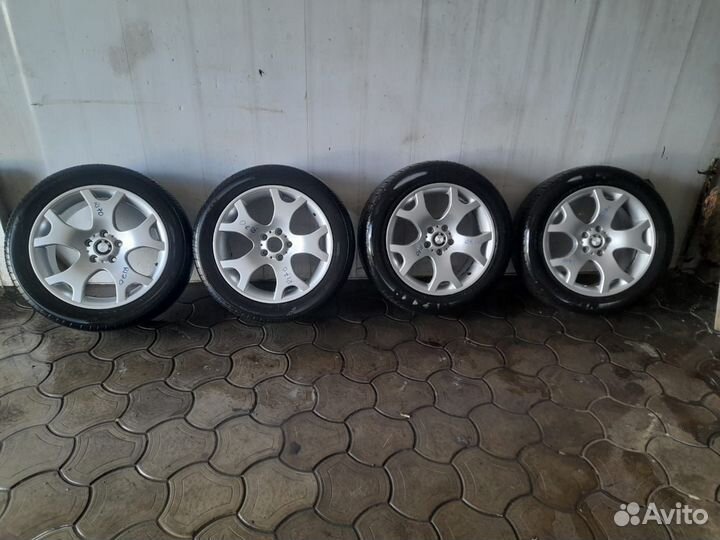 Диски R19 BMW X5 E53 с резиной 63 стиль
