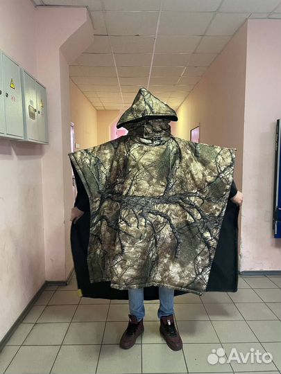 Накидка пончо военный