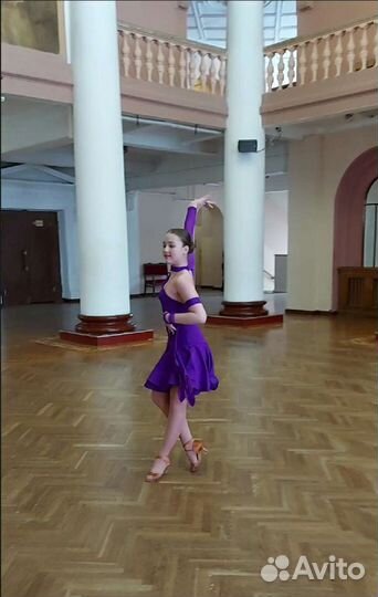 Платье для бальных танцев латина Юниоры 1