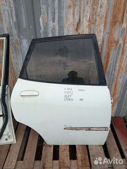 Дверь задняя правая тойота дуэт/дайхатсу стория