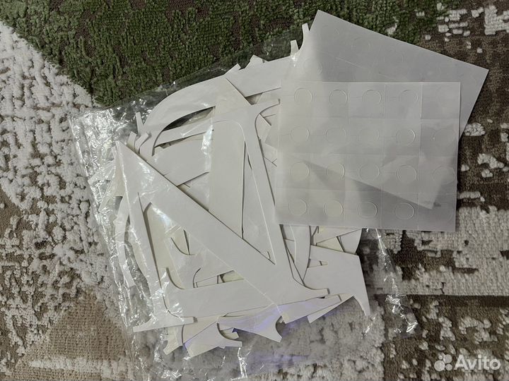 Английский алфавит, буквы для прозрачных коробок