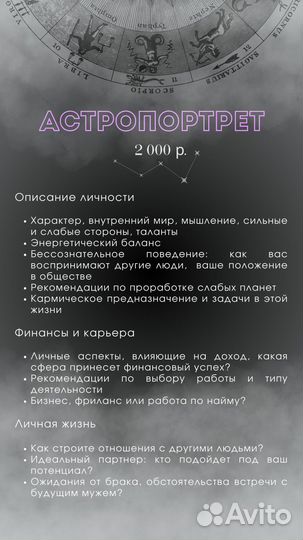 Астролог, натальная карта