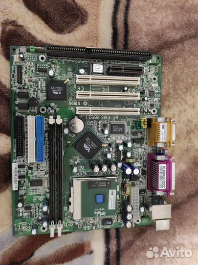 Материнская плата ms 6368 ver 2.1 + процессор