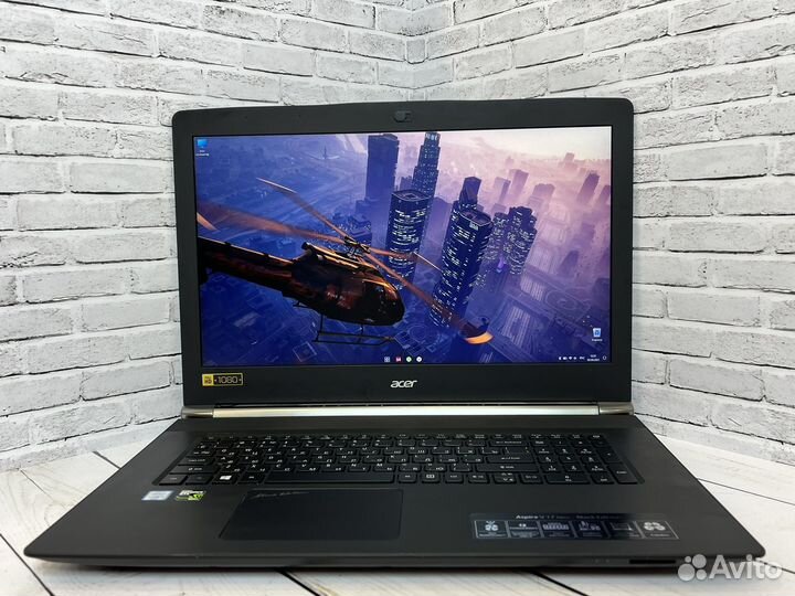 Игровой ноутбук Acer 17.3д/i5/gtx960/SSD/8gb/FHD