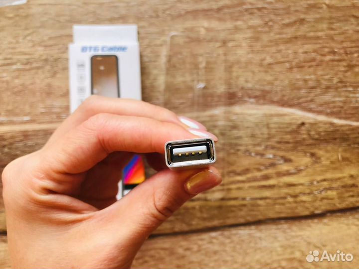 OTG кабель Lightning 047, для iPhone, адаптер