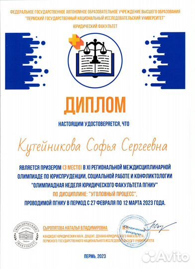 Помощь по юриспруденции и праву