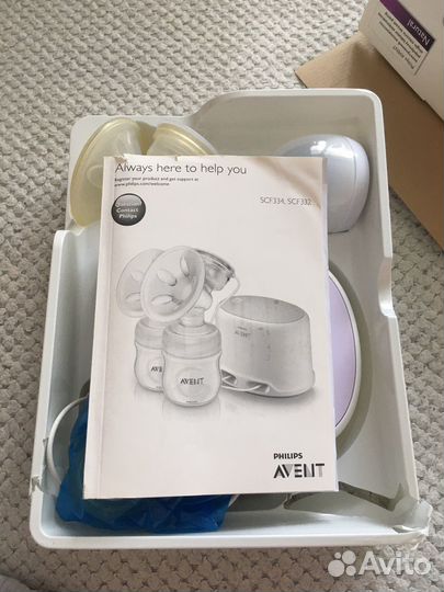 Молокоотсос avent электрический