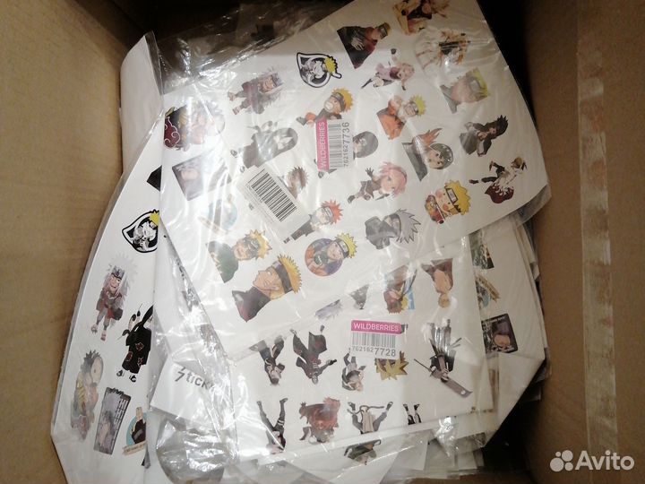 Наклейки стикеры аниме