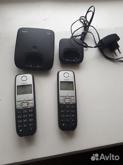 Радиотелефон “Gigaset”;2 трубки; с автоответчиком