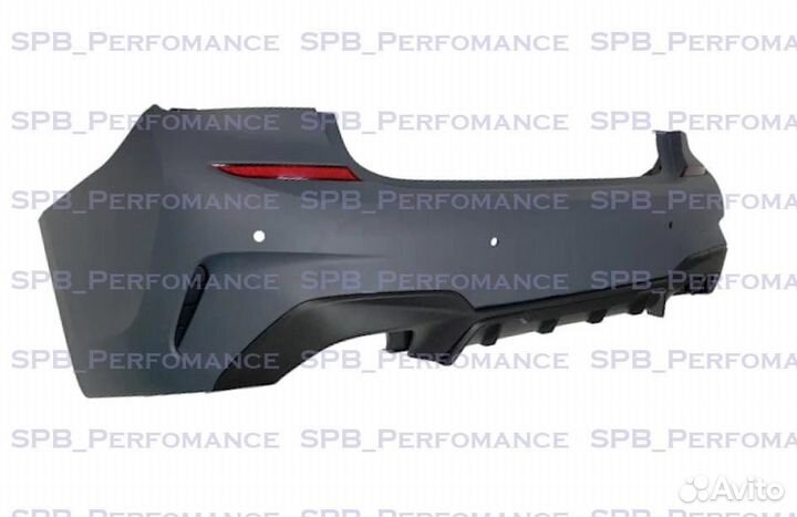 BMW G20 бампер задний M Performance без диффузора