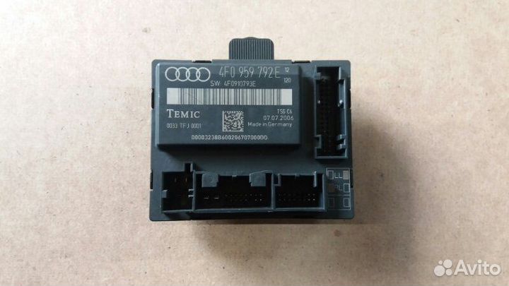 Блок комфорта передней правой двери Audi A6 C6