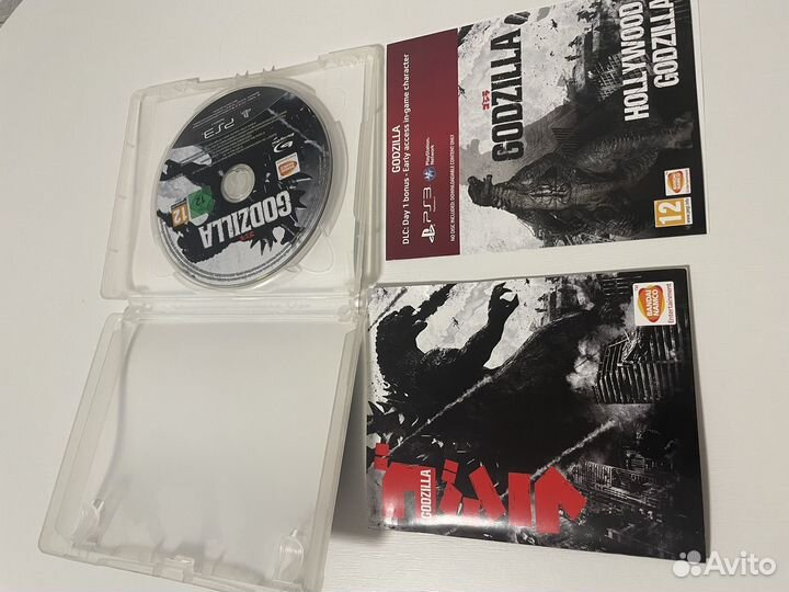 Godzilla ps3 диск для ps3