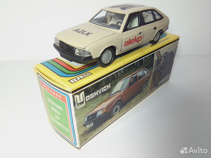 Москвич-2141 Алеко бежевый, модель 1:43