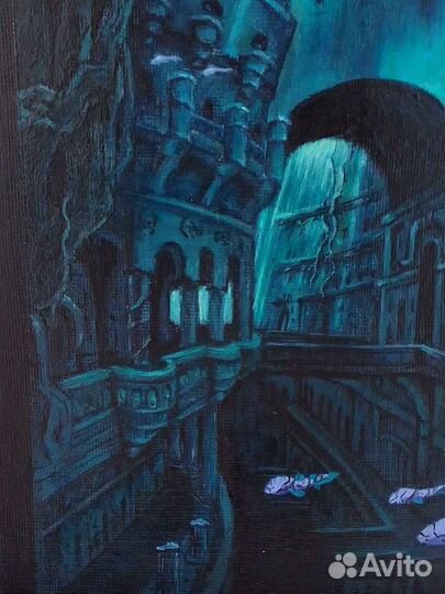 Картина Подводный город
