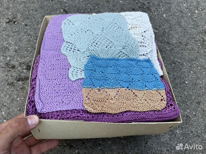 Шерсть вязаные платки