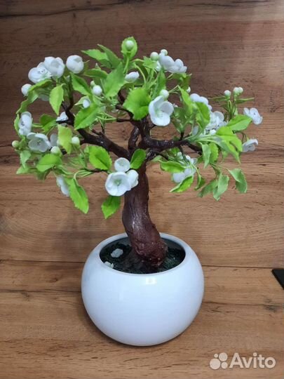 Бонсай из холодного фарфора. Ручная работа