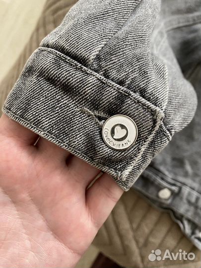 Джинсовая куртка для девочки 110 116 рост