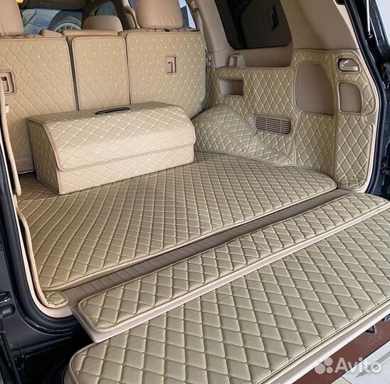 Ленд Крузер 200 ковер из эко-кожи в багажник Y4LV5