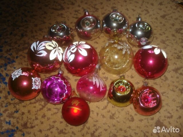 Ёлочные украшения 14шт. и др. СССР (см. описание)