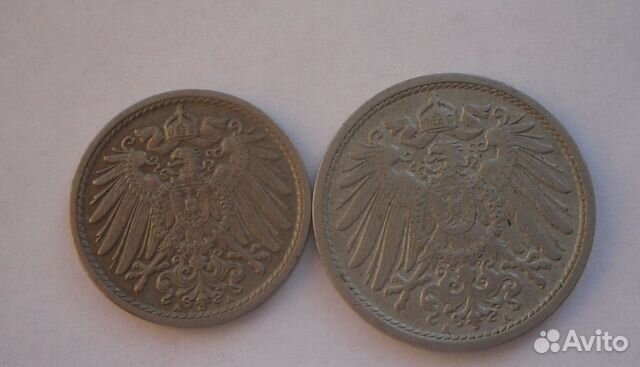 5 и 10 Пфеннигов-1913 года