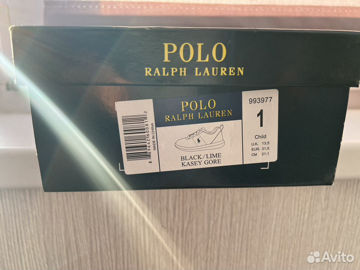 Кроссовки ralph lauren