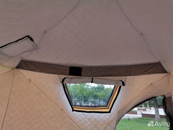 Зимняя палатка с полом Terbo Mir 3 для рыбалки