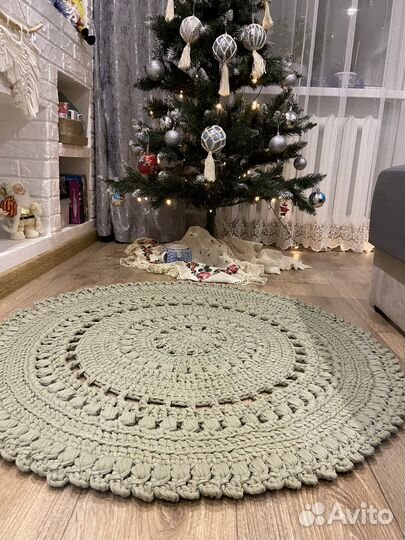 Ковер из трикотажной пряжи