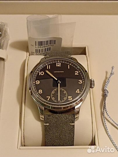 Часы Longines Heritage Military 1938 Manual wind