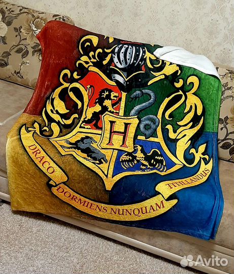 Флиссовый плед Гарри Поттера