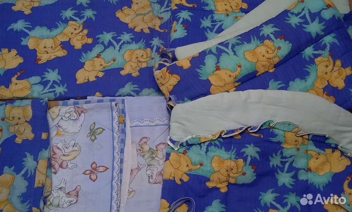 Матрас детский, бортики,постельное800