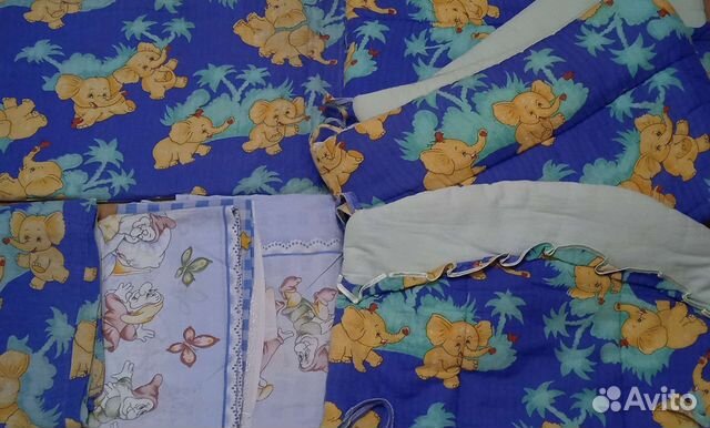 Матрас детский, бортики,постельное800