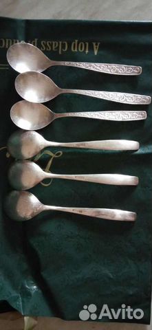 Ложки и ножи мельхиор