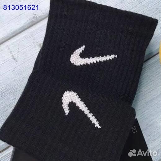 Носки Nike EveryDay 41-46 (Белые/Черные)