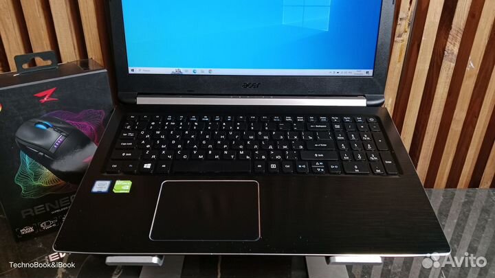Игровой ноутбук Acer Aspire A515 на 12 гб и SSD M2