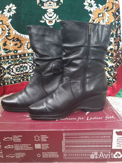 Сапоги женские натуральная кожа 40 размер