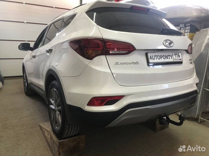 Фаркоп Hyundai Santa Fe 2012-2019 корейской сборки