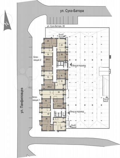 3-к. квартира, 57,7 м², 2/16 эт.