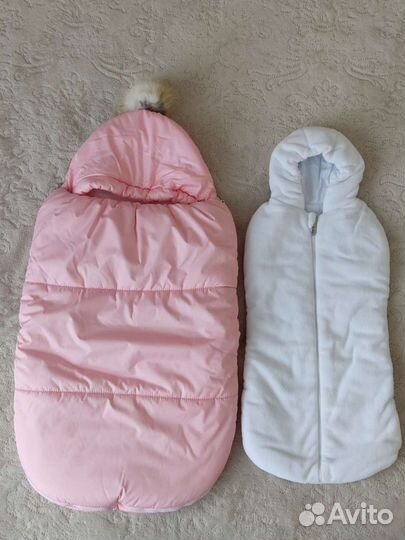 Конверт на выписку или в коляску для девочки