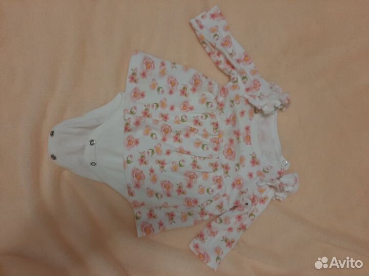 Платье боди для девочки 56 62