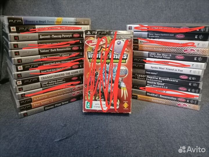Диски на sony psp