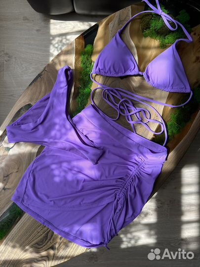 Купальник сиреневый новый