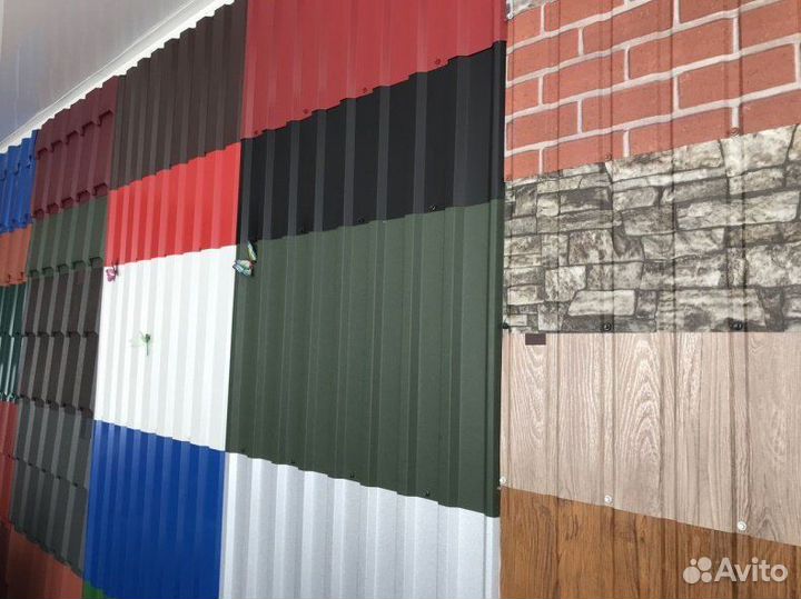 Профнастил для забора и кровли. Сайдинг. Панели