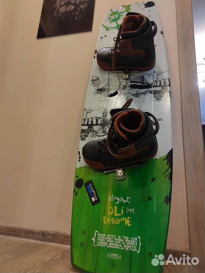 Вейкборд slingshot oli derome