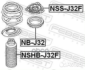 Опора амортизатора Nissan Teana J32 09-13 пер