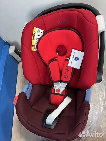 Автокресло Cybex Aton Rumba Red группы 0 (0-13 кг)