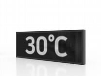 LED табло - часы С датчиком температуры