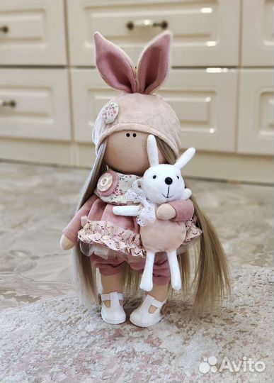 Текстильная кукла тильда