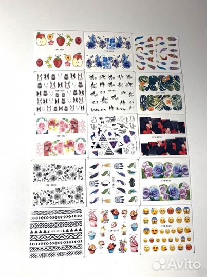 Слайдеры наклейки для ногтей дизайн для ногтей